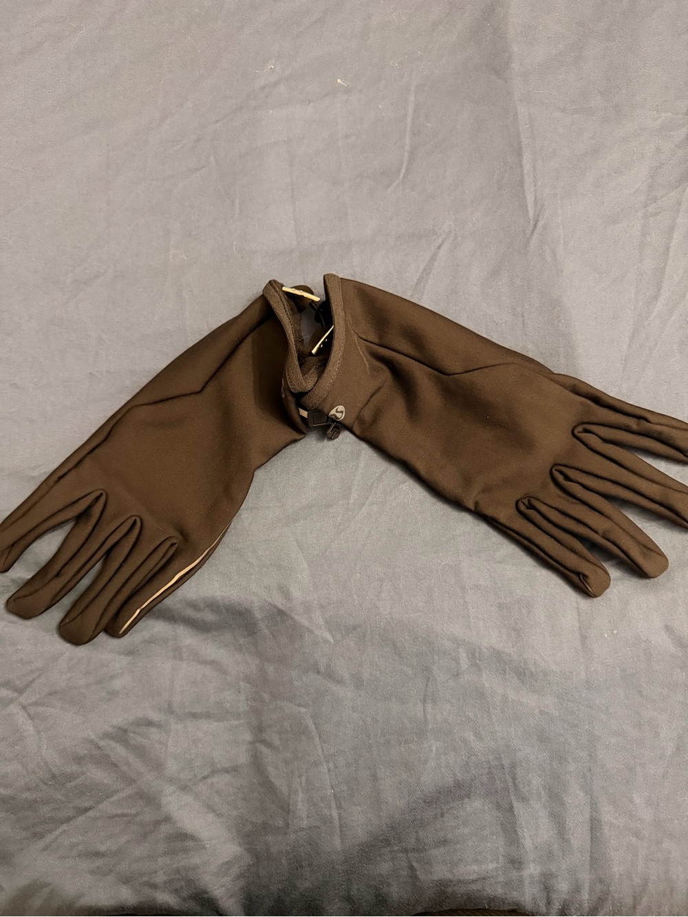 NWOT New Lululemon Cold Terrain Running Gloves Black - Picture 5 of 6